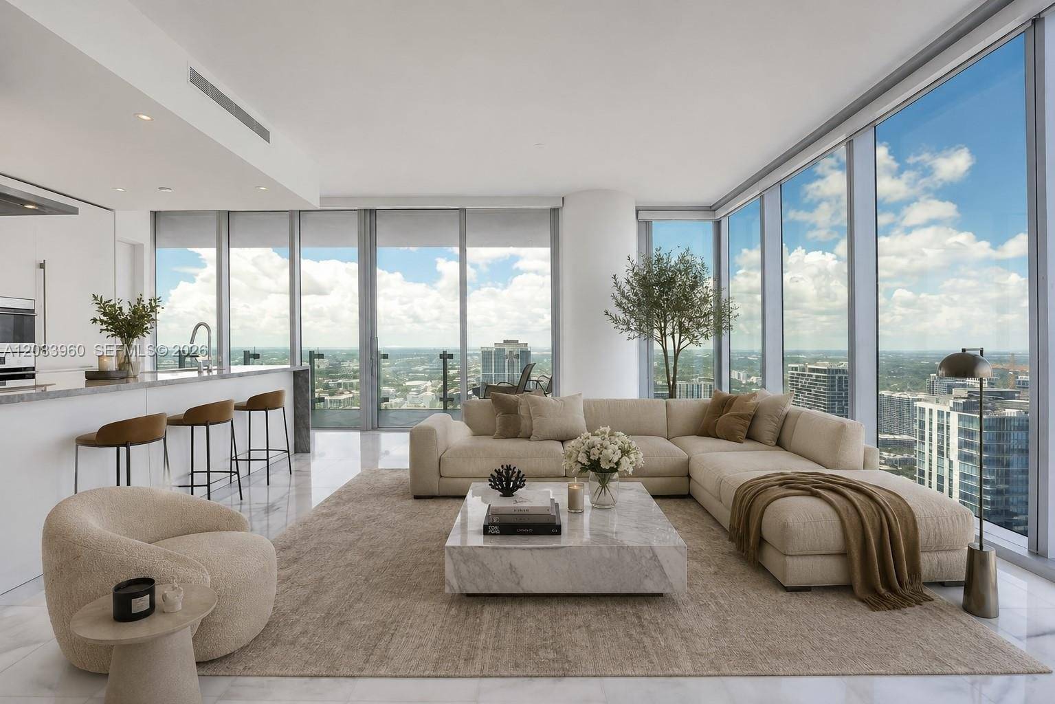 Eckwohnung in hoher Etage im Missoni Baia